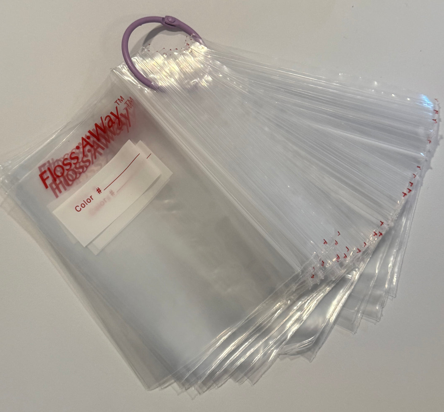 Floss Away Bags with Lavender Ring