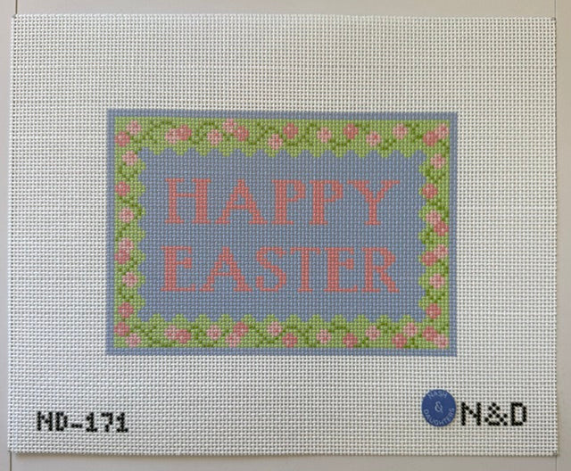 Happy Easter Sign Needlepoint Canvas