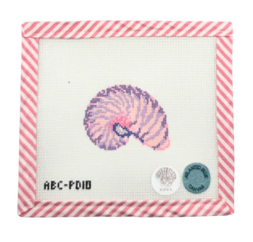 Nautilus Shell Needlepoint Canvas