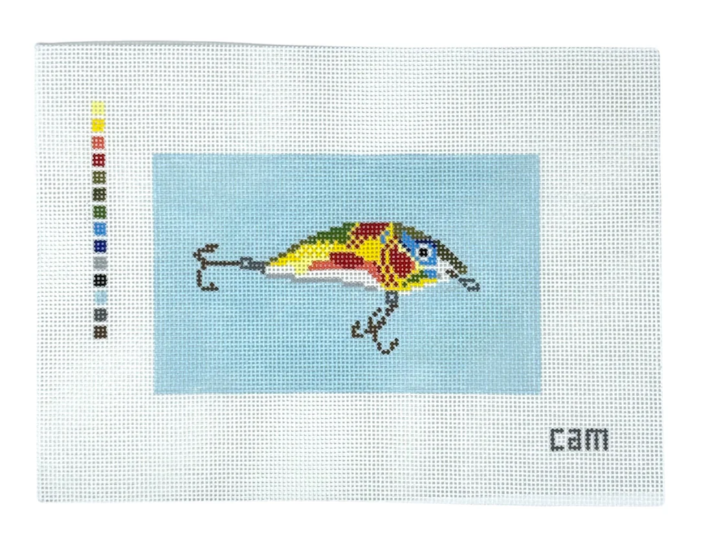 Fishing Lure Needlepoint Canvas