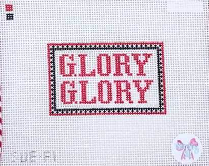 Glory Glory Needlepoint Canvas
