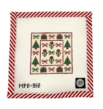 Lady Christmas Needlepoint Canvas