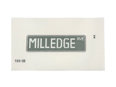 Milledge Ave Needlepoint Canvas