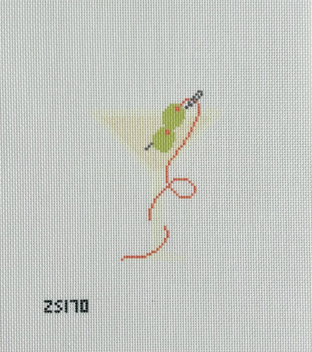 Needlepoint Martini Needlepoint Canvas