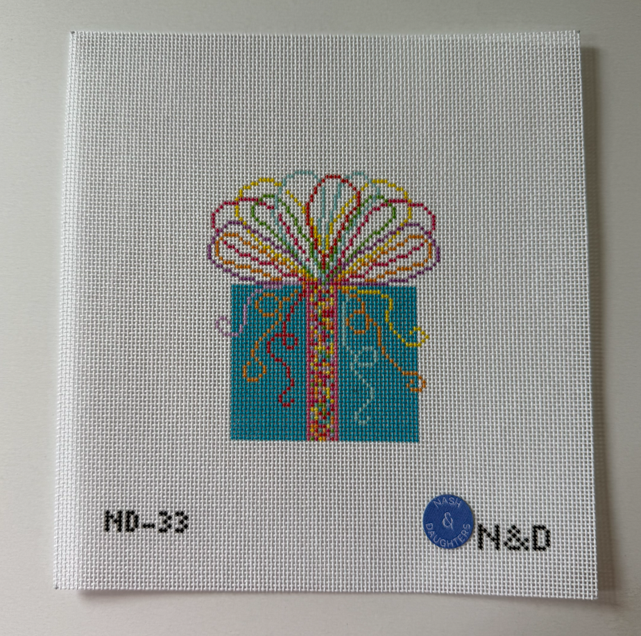 Sprinkle Present Needlepoint Canvas