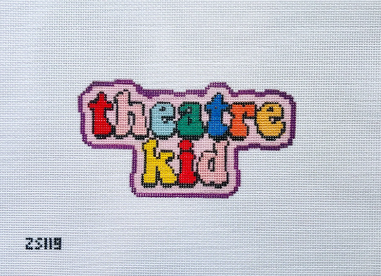 Theatre Kid Needlepoint Canvas