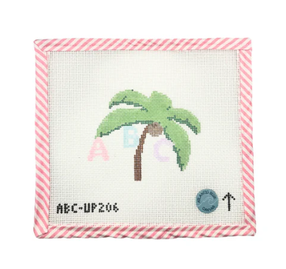 Alphabet ABC Tree Needlepoint Canvas
