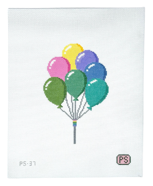 Balloon Bunch Needlepoint Canvas
