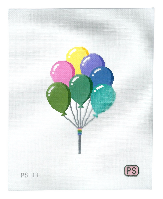 Balloon Bunch Needlepoint Canvas