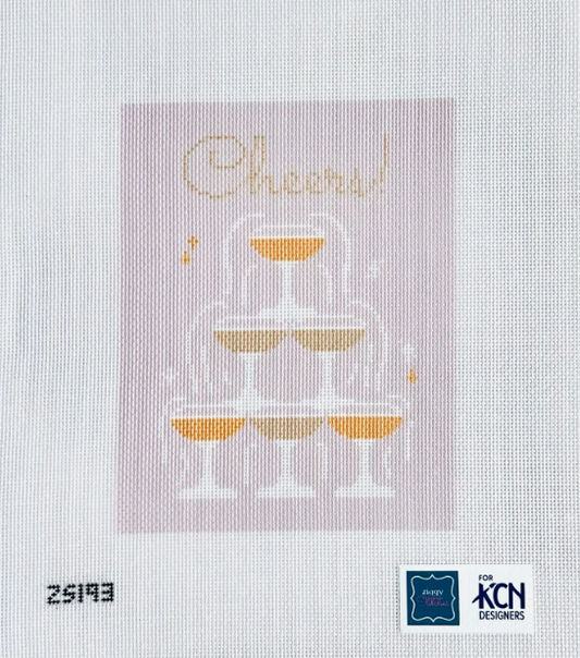 Cheers Needlepoint Canvas
