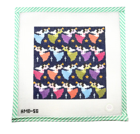 Heavenly Hosts Needlepoint Canvas