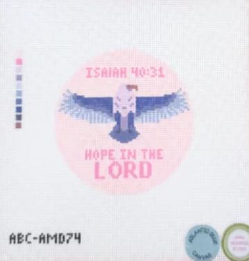 Hope in the Lord - Isaiah 40:31 Needlepoint Canvas