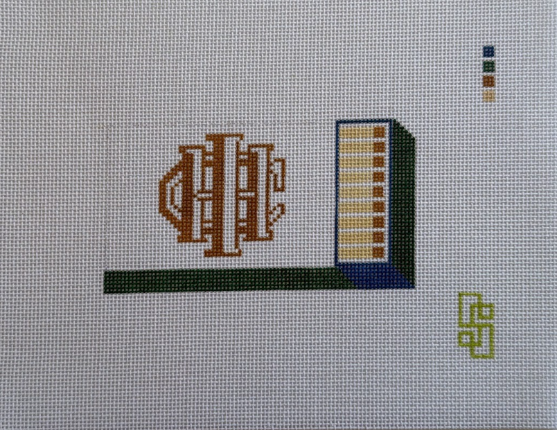 Idle Hour Country Club IHCC Matchbox Needlepoint Canvas