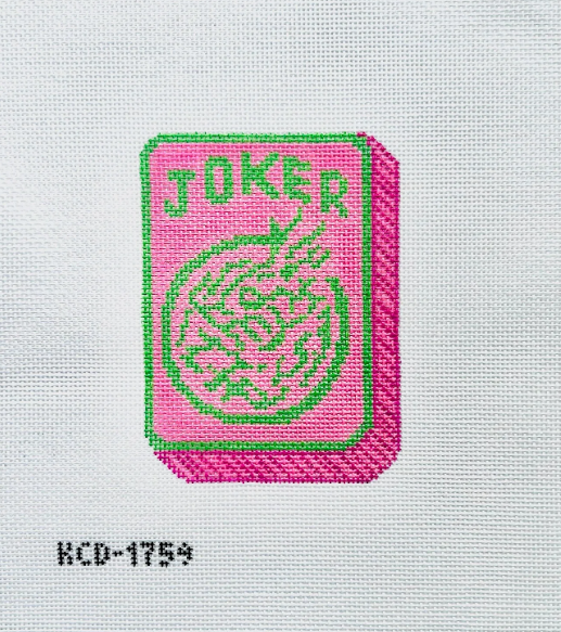 Mahj Joker Needlepoint Canvas