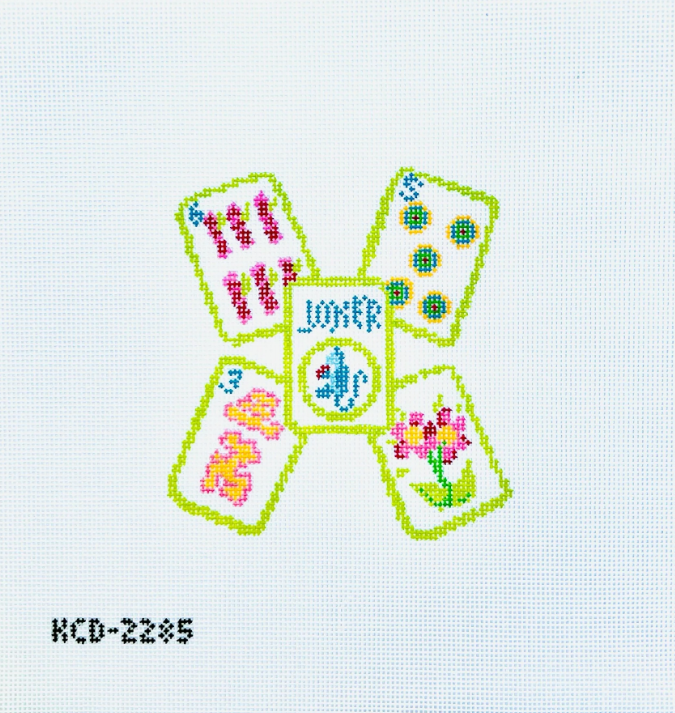 Mahjong Tiles Needlepoint Canvas