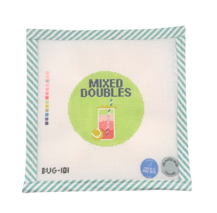 Mixed Doubles Needlepoint Canvas