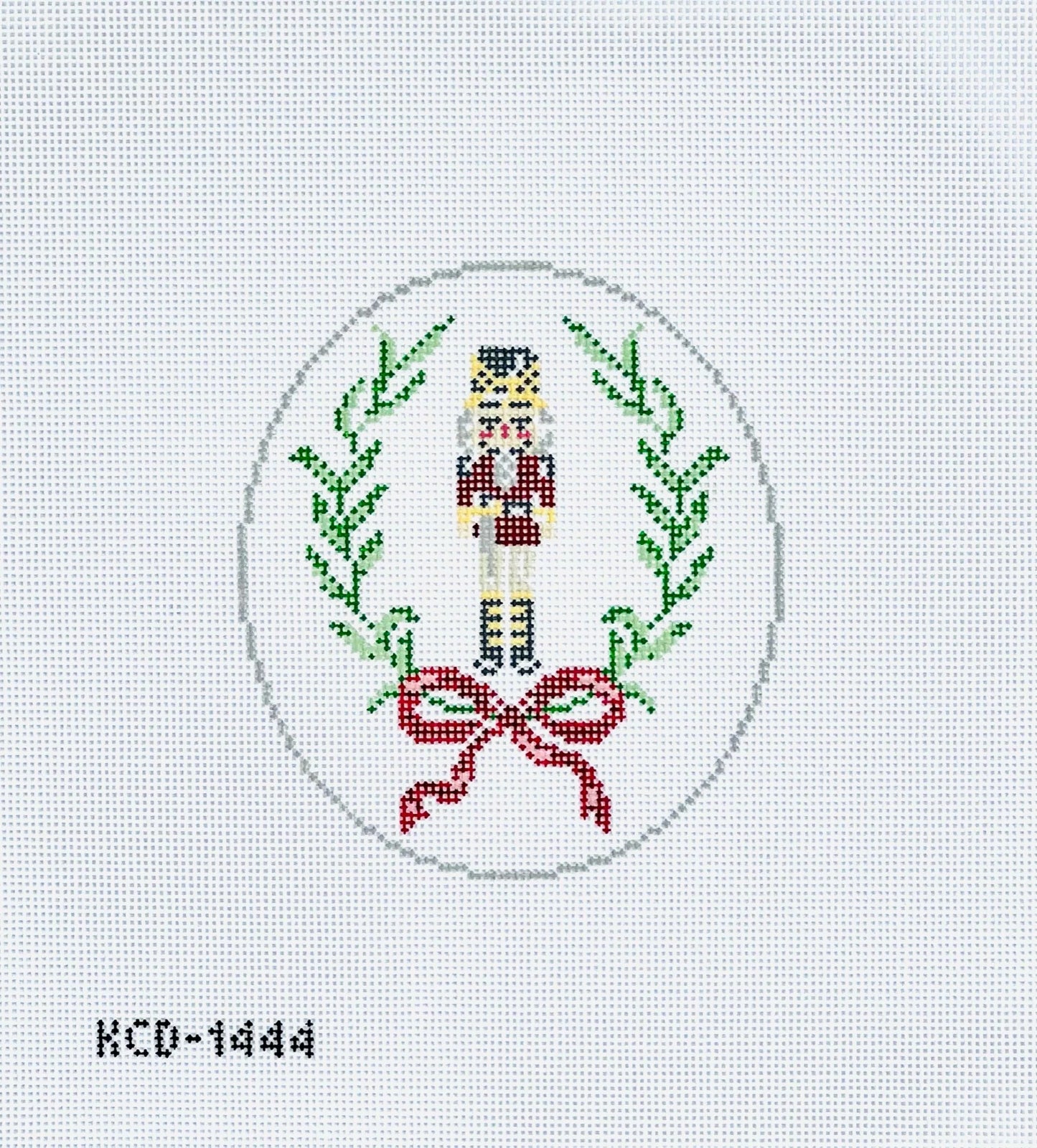 Oval Nutcracker Needlepoint Canvas