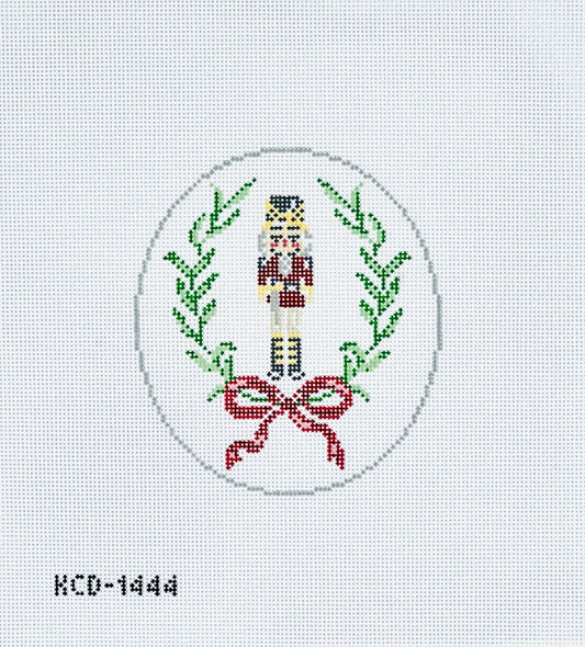 Oval Nutcracker Needlepoint Canvas