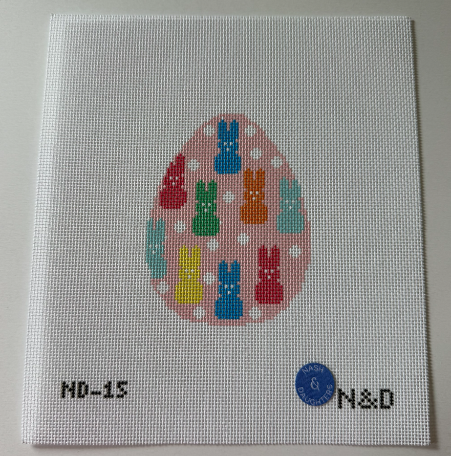 Peeps Bunny Egg Needlepoint Canvas