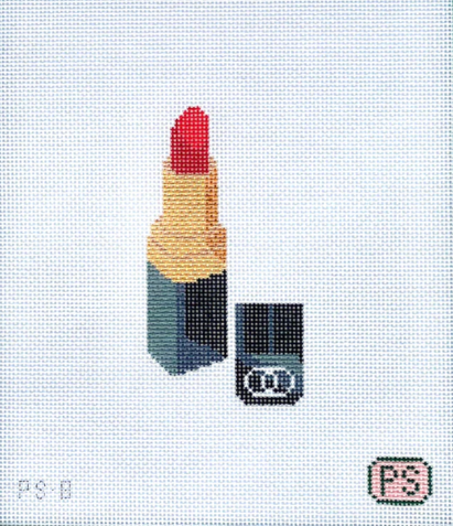 Red Lipstick Needlepoint Canvas