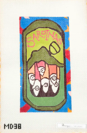 Sardine Ornament Needlepoint Canvas