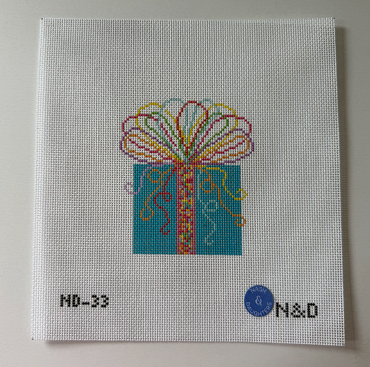 Sprinkle Present Needlepoint Canvas