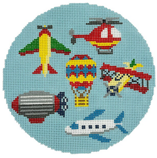 Up, Up, Away Needlepoint Canvas