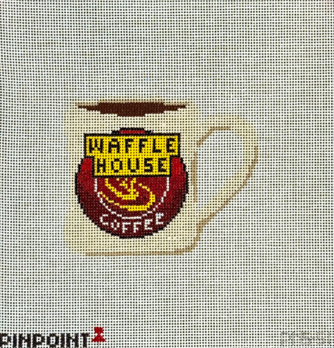 Waffle House Mug Needlepoint Canvas