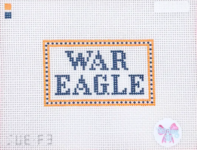 War Eagle Needlepoint Canvas